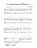 Courante in E Minor - Level 6 (Sheet Music Download)