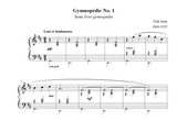 Gymnopédie No. 1 - Erik Satie (Sheet Music Download)