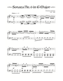 Sonata No. 6 in G Major - Level 6 (Download)