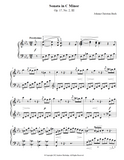 Sample of Sonata in C Minor op. 17, No. 2, III composed by J.C. Bach